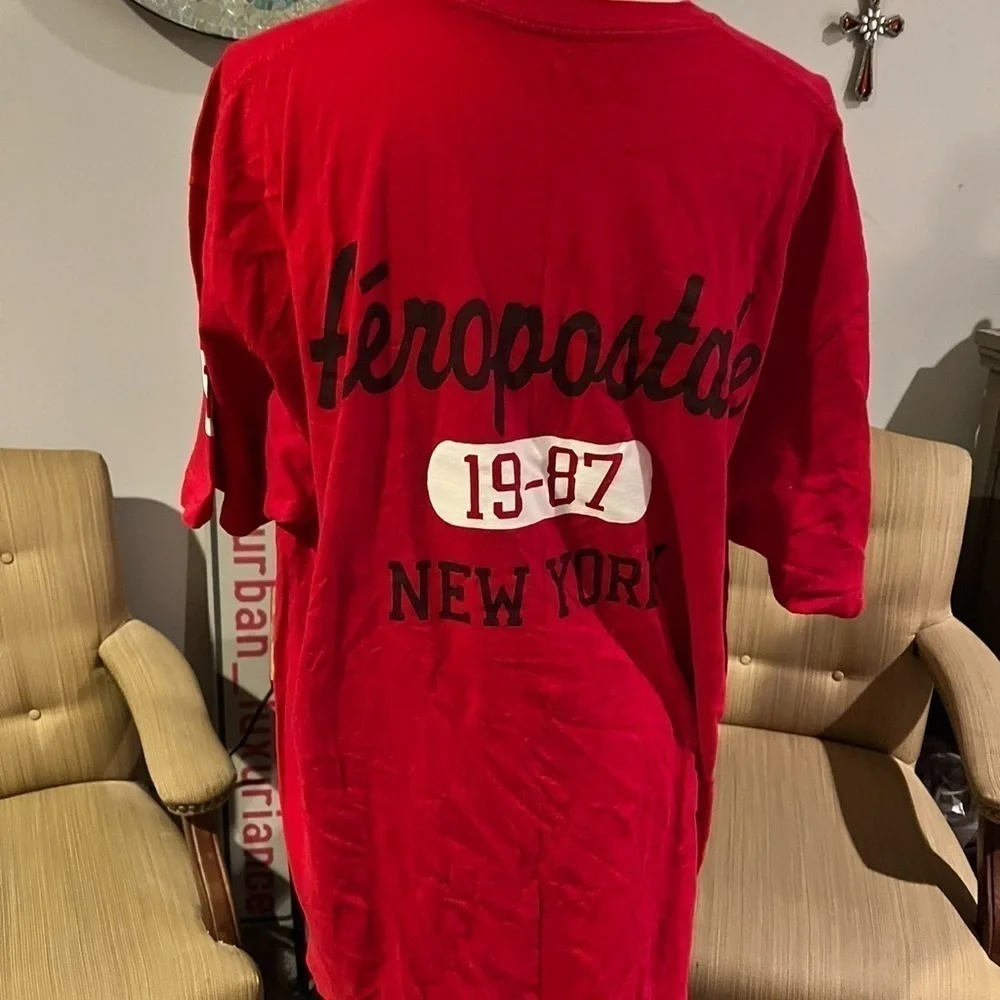 Red Men's Aeropostale T Shirt 2XL